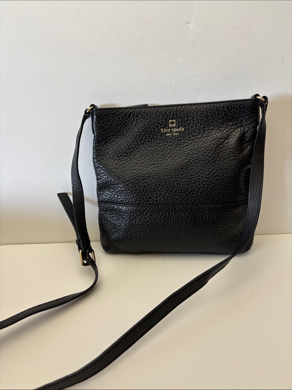 Kate Spade Black Leather Crossbody Bag